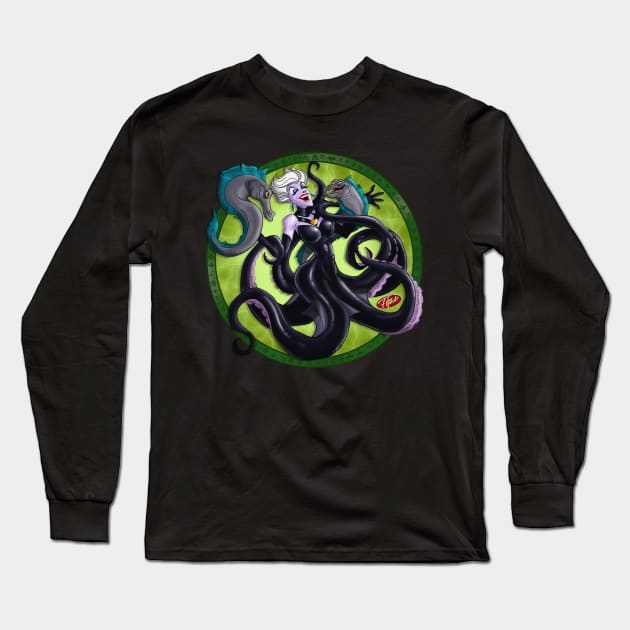 Octopus Long Sleeve T-Shirt by Flashito Art